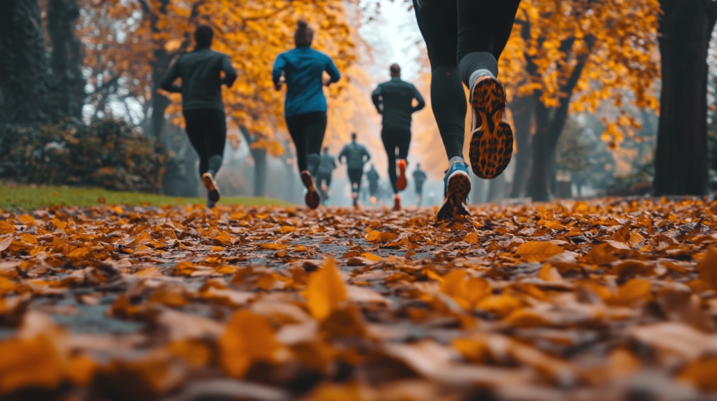 Joggen im Wald